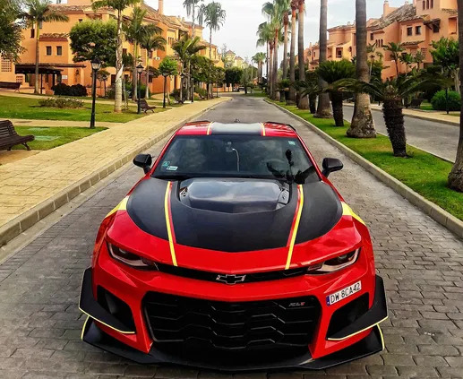 chevrolet camaro wrocław Chevrolet Camaro cena 325000 przebieg: 80000, rok produkcji 2018 z Wrocław